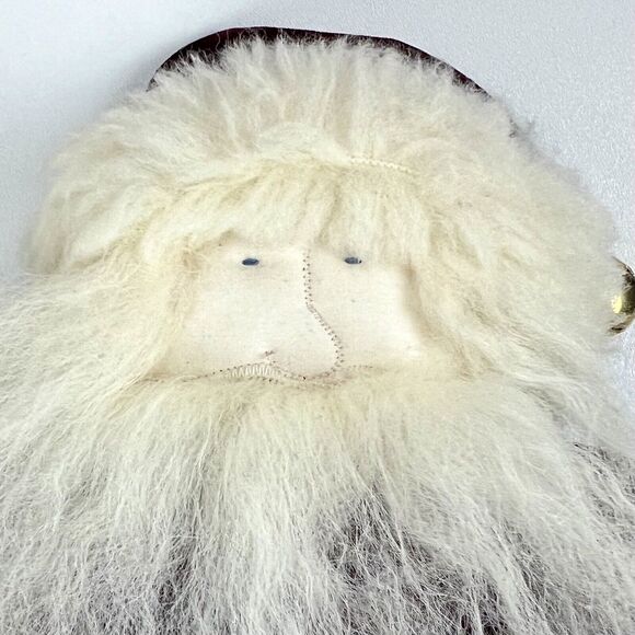 Woof & Poof 24" Plush Santa Christmas Holiday 2011 Shelf Sitter Velvet Real Fur - Picture 3 of 14